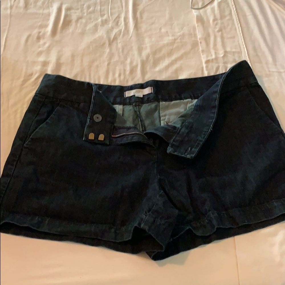 Soft denim shorts